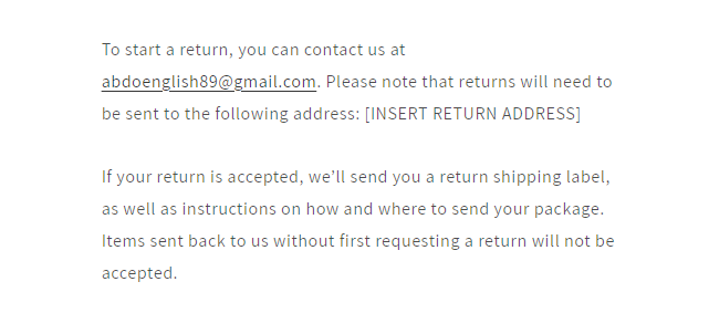 [INSERT RETURN ADDRESS]