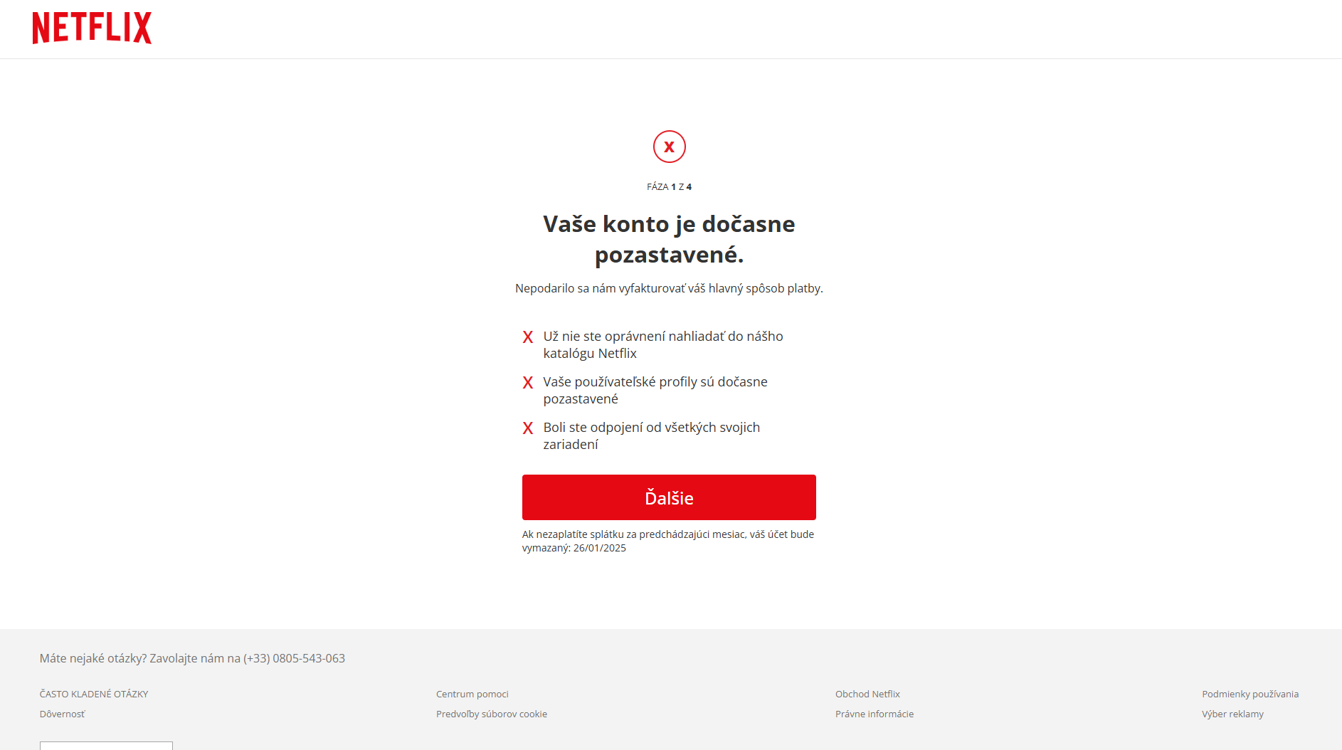 Falošné varovanie