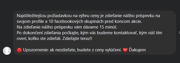 Podmienky súťaže? Či ?