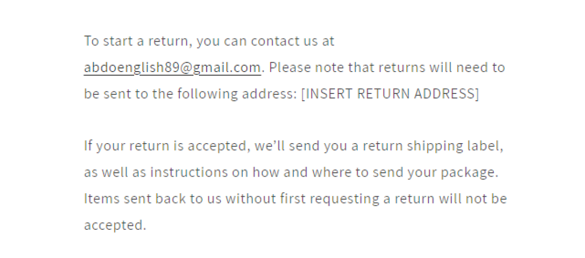 [INSERT RETURN ADDRESS]