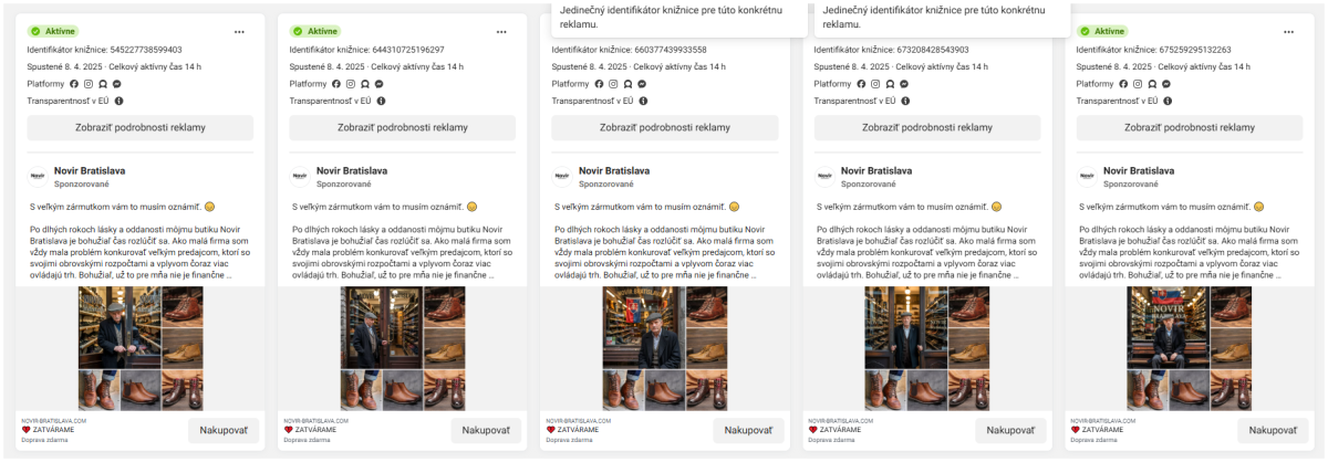 Reklamy a texty