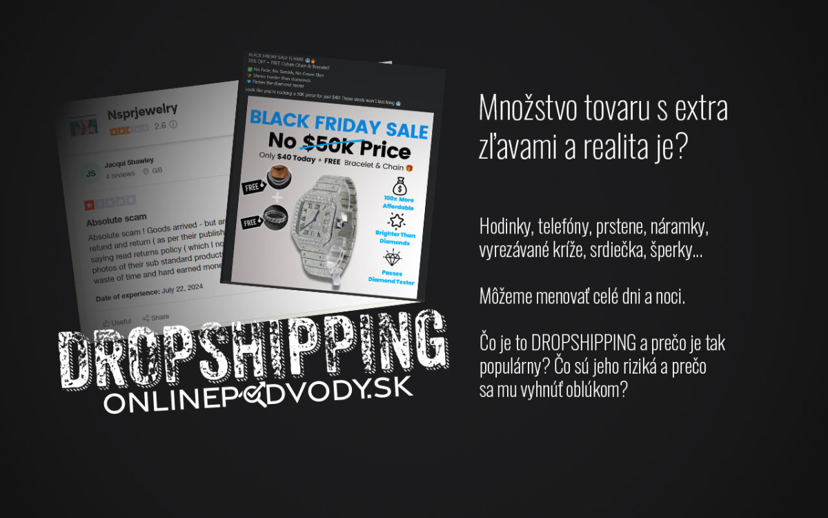 Dropshipping: Moderná metóda okrádania zákazníkov