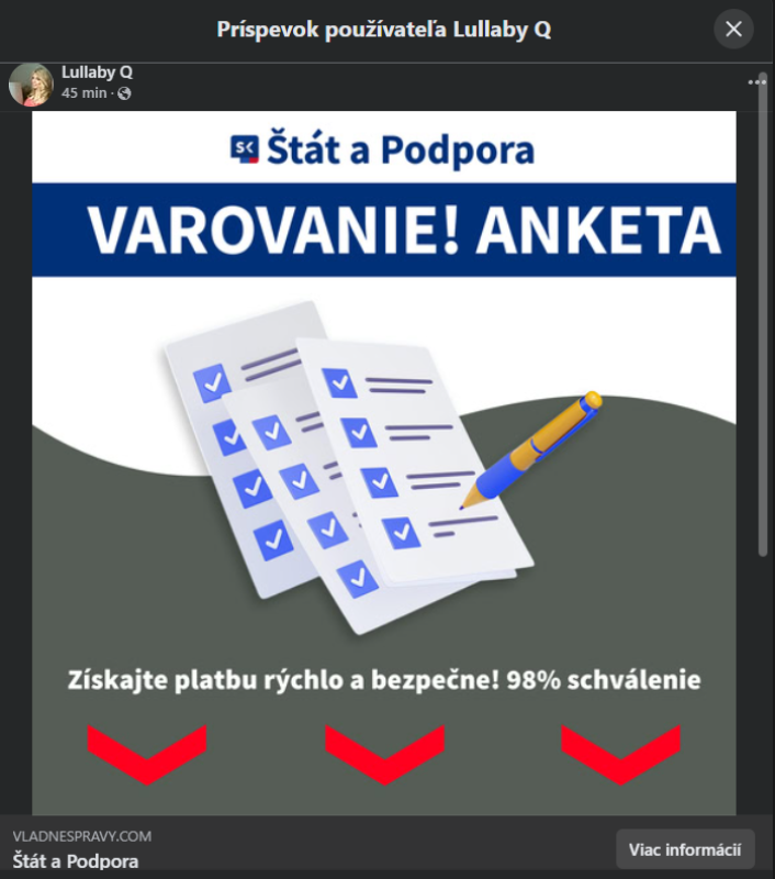 Reklama sľubujúca peniaze