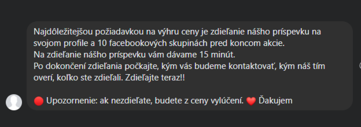 Podmienky súťaže? Či ?